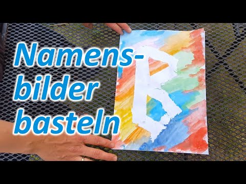 Kindergottesdienst vom 07.06.2020 - Namensbilder basteln - Hofkirche Köpenick