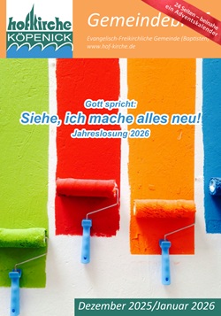 Coverfoto Gemeindebrief