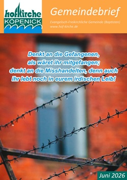 Coverfoto Gemeindebrief